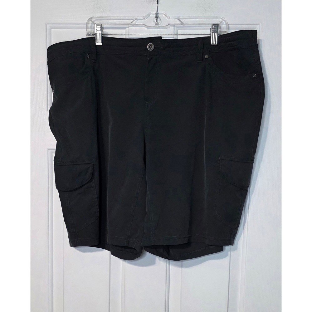 Kuhl Womens Dark Gray Cargo Hiking Shorts Performance Outdoor Size 20W